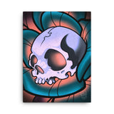 Lofi Skull Canvas Print